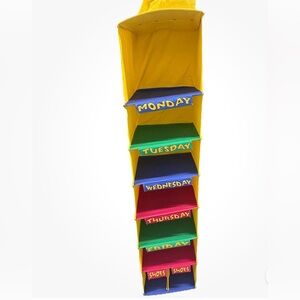 Vintage kids Colorful closet Hanging daily Organizer